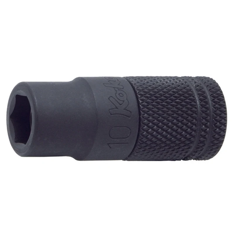 1/4 Hex Dr. 6 point Slide Socket with Ring Magnet 12mm